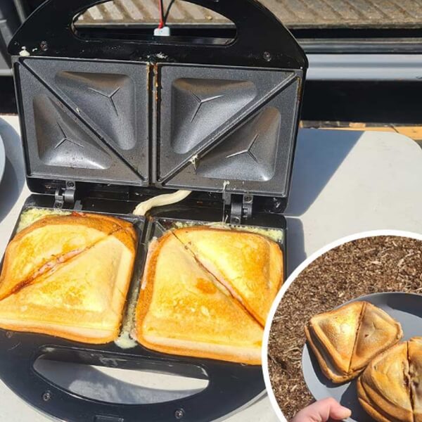 Camping jaffle maker best sale