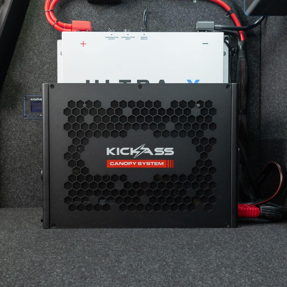 KickAss 12V Wireless Canopy Power System with 40A DCDC Charger + Integrated Bluetooth - 4