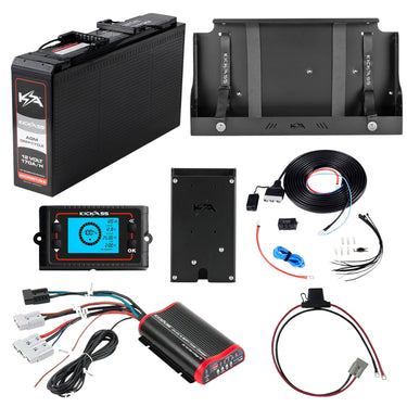 KickAss 170Ah Complete Slimline AGM Dual Battery Kit