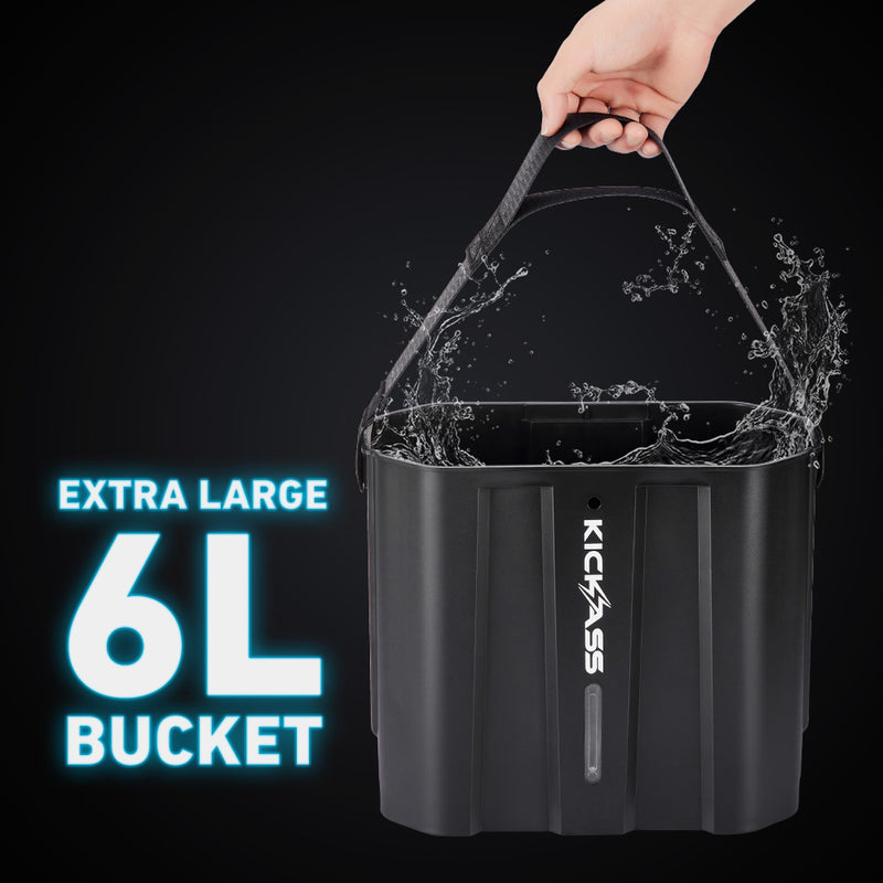 Extra-large 6L Bucket Capacity