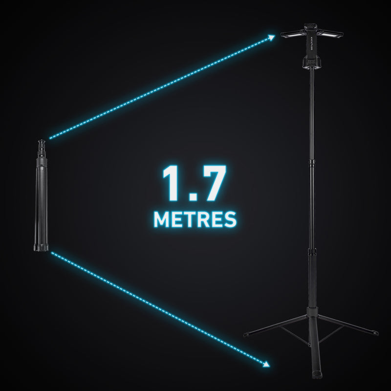 Three Stage, 1.7m Adjustable Tripod