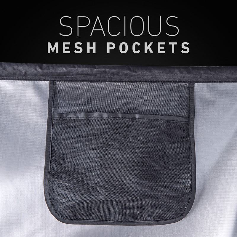 Spacious Mesh Pockets for Organisation