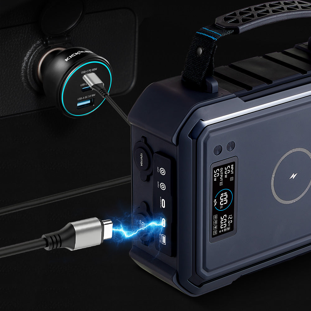 Power Your KickAss KickCharge Anywhere