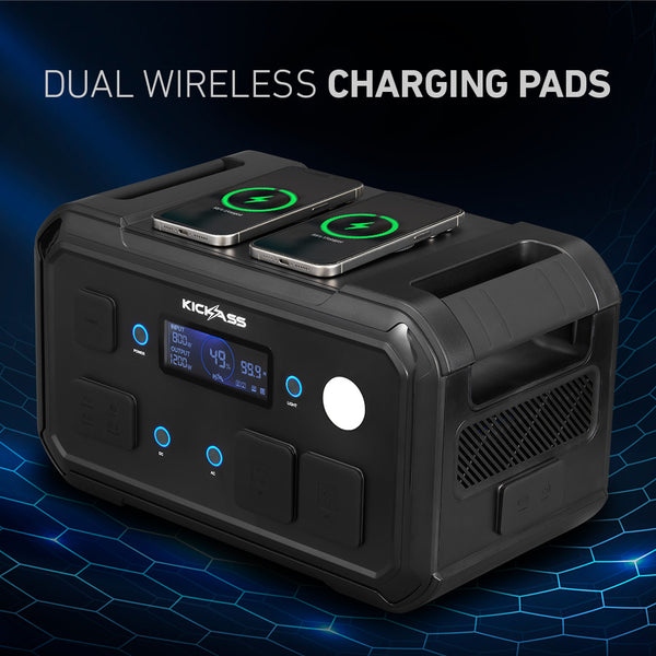 Dual Wireless Charging Pads (10W Each) 