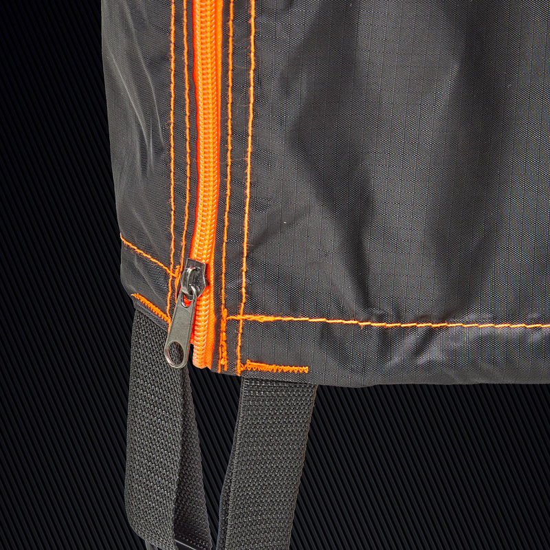 Heavy Duty YKK 10 Zippers on Both Sides