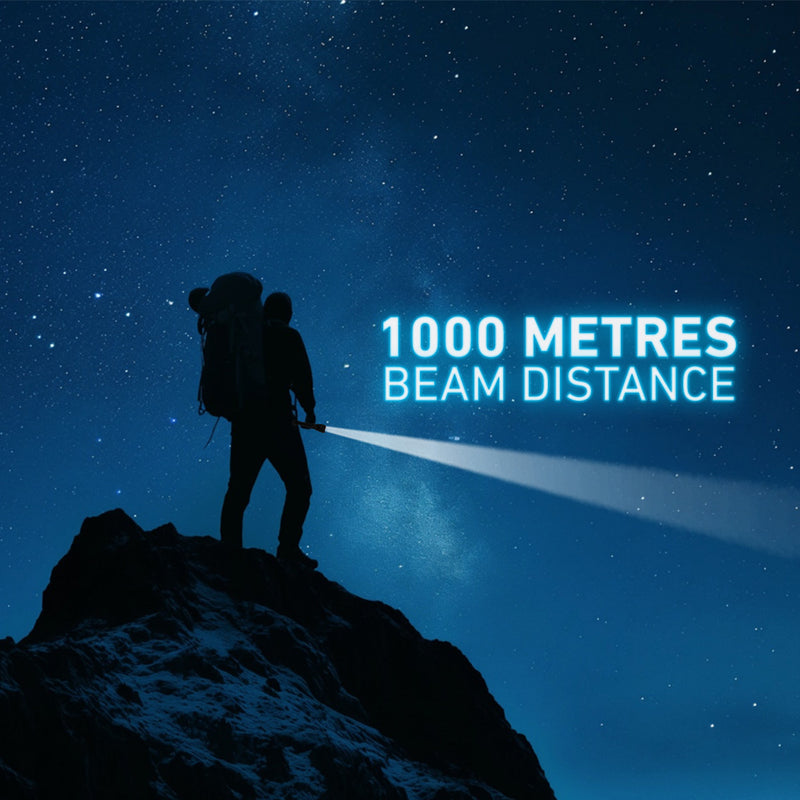 Shines up to 1000m