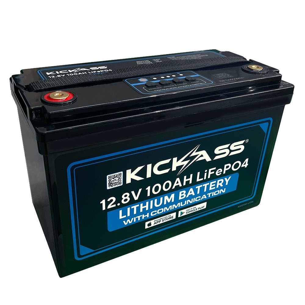 KickAss 100Ah 12V Lithium Battery with Control Hub Package