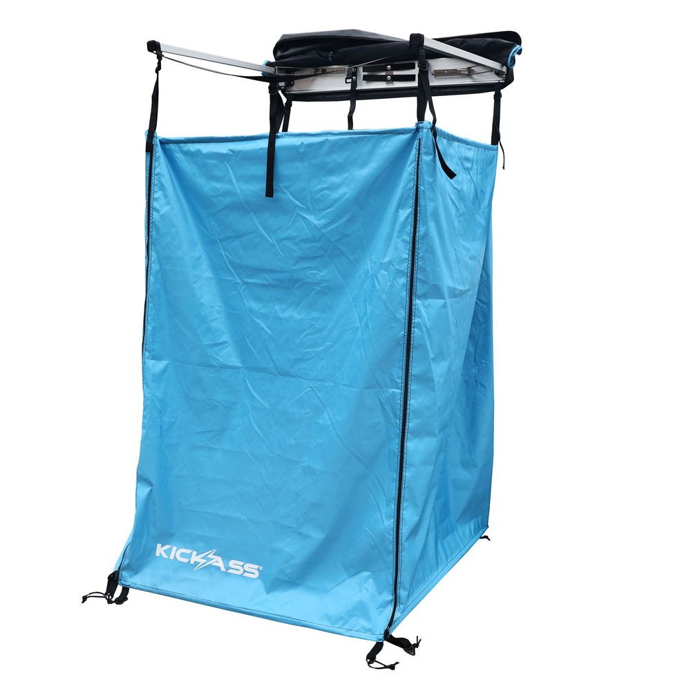 KickAss Premium Shower Awning in Blue