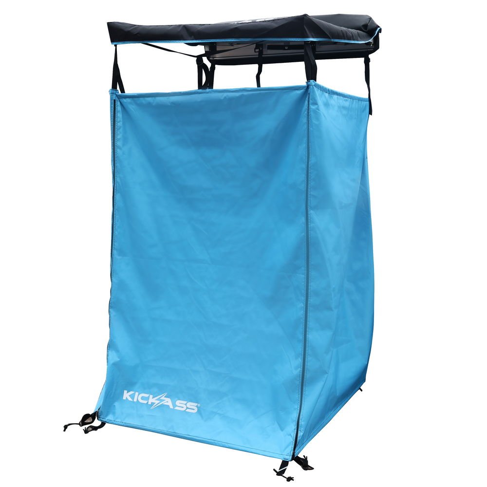 KickAss Premium Shower Awning in Blue