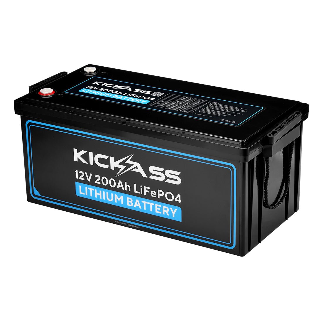 KickAss 12V 200Ah Lithium Deep Cycle Battery LiFePO4 – KickAss