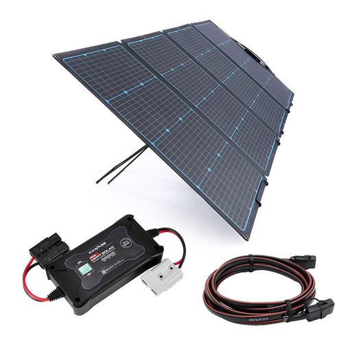 KickAss 240W Folding Solar Panel with MPPT Controller Kit