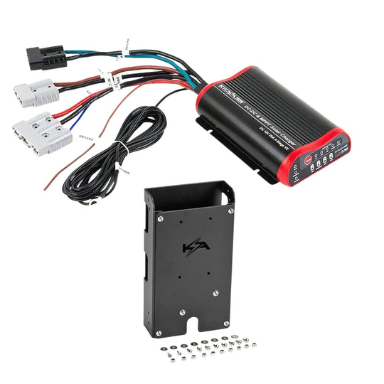 KickAss ProductsKickAss 25A DCDC Charger with Solar MPPT + Battery Tray Accessory Panel BundleKA25ADCDCPANEL