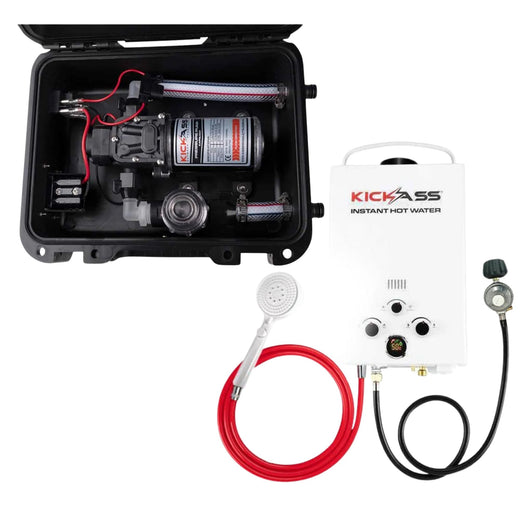 KickAss 6L/Min Portable Pump Pack + Instant Hot Water System Bundle