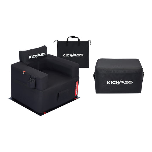 KickAss Inflatable Armchair + Ottoman Bundle
