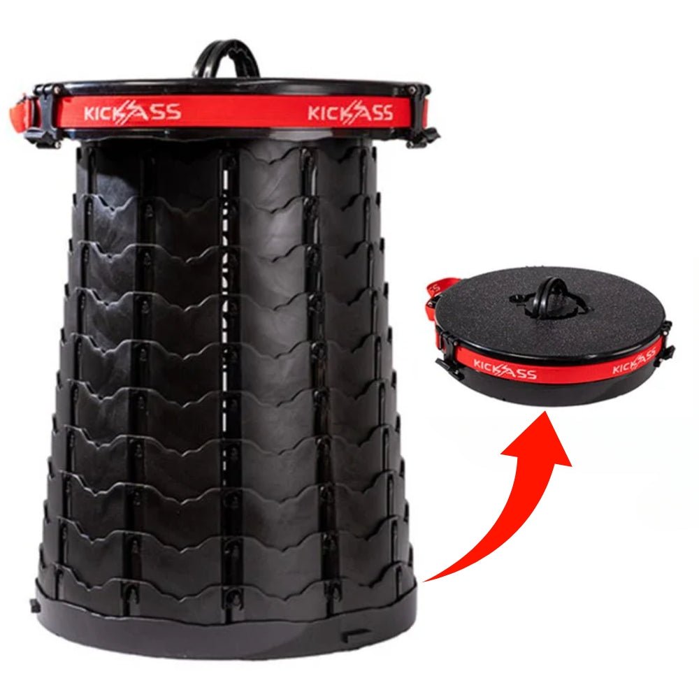 The KickAss Large Portable Pop Up Stool KickAss Products