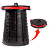 KickAss Large Portable Outdoor Pop Up Stool/Bin with Lid