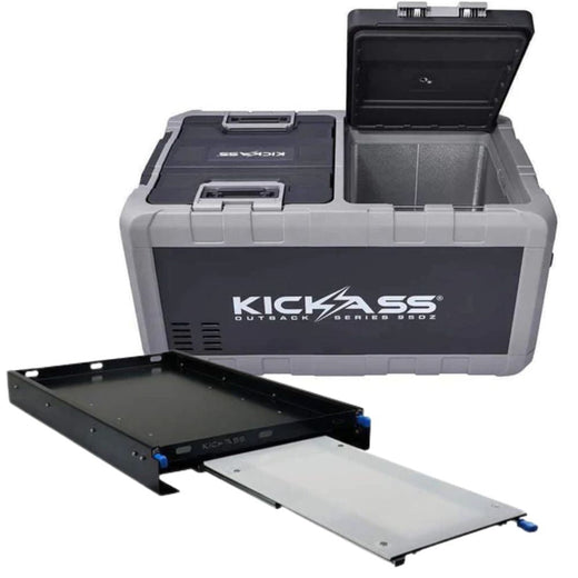 KickAss 95LDual Zone Fridge/Freezer + Fridge Slide Bundle