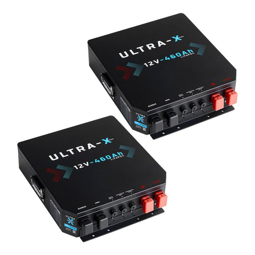 KickAss Twin 12V 460Ah Ultra-X Deep Cycle Lithium Battery Bundle - 920Ah Total Capacity