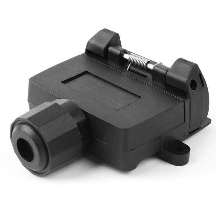 7 Pin Flat Trailer Plug With Secure Connect Spring Contacts