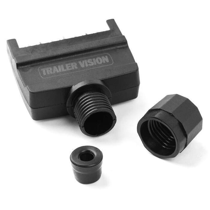 7 Pin Flat Trailer Plug With Secure Connect Spring Contacts