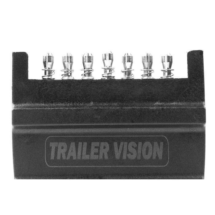 7 Pin Flat Trailer Plug With Secure Connect Spring Contacts