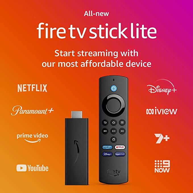 Amazon Fire TV Stick Lite with Alexa Voice Remote Lite