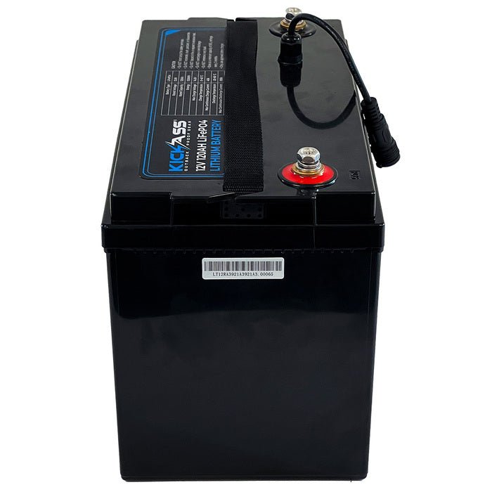 KickAss 12V 120AH LiFePO4 Lithium Battery Essentials Bundle