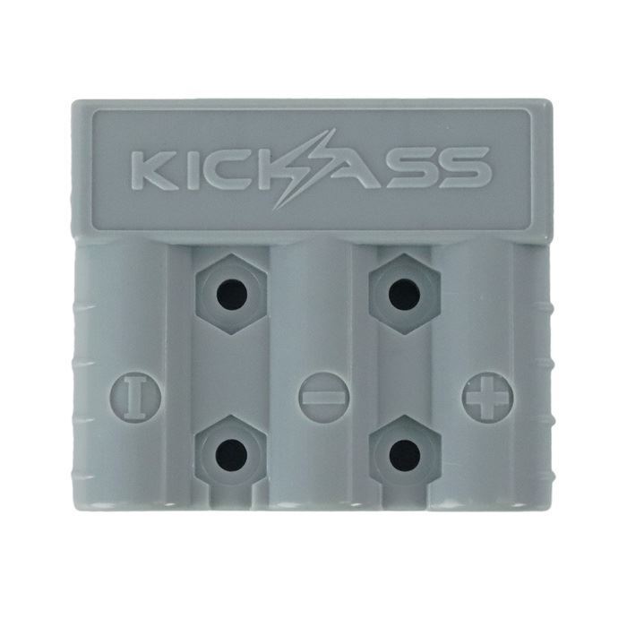 KickAss 3-Pin 50A Grey Anderson Style Connector