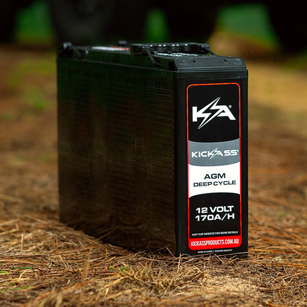 KickAss Slim 12V 170Ah Deep Cycle AGM Dual Battery