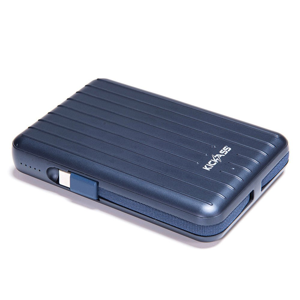 KickAss USB C-PD Wireless Power Bank 10000mAh - Blue