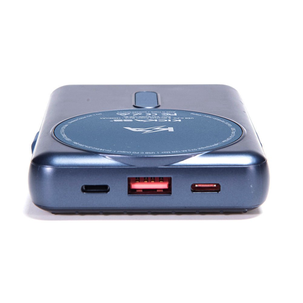 KickAss USB C-PD Wireless Power Bank 10000mAh - Blue