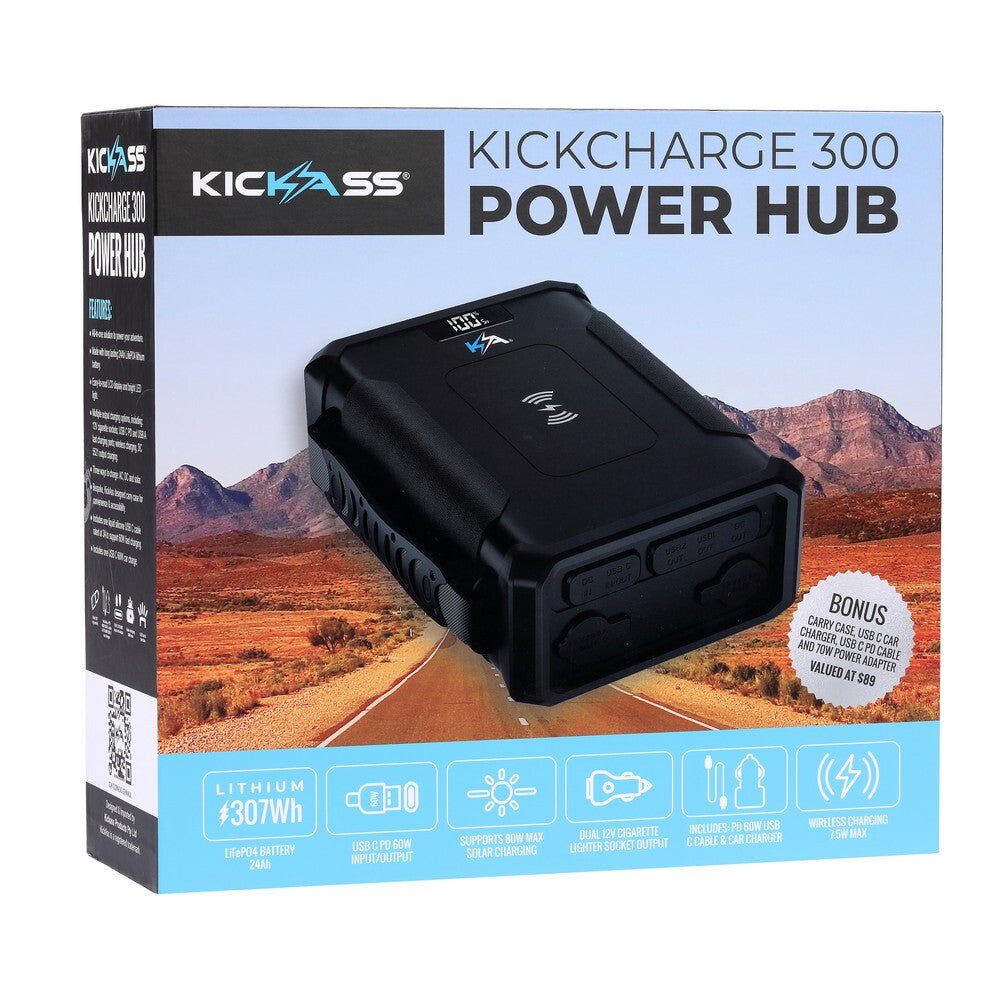 KickCharge 300 24Ah Lithium Power Pack
