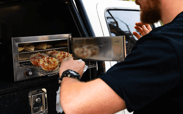 Hash Brown Muffins with Ham, Cheese & Sundried Tomatoes - Cooked in the KickAss 130W Travel Oven - KickAss Products