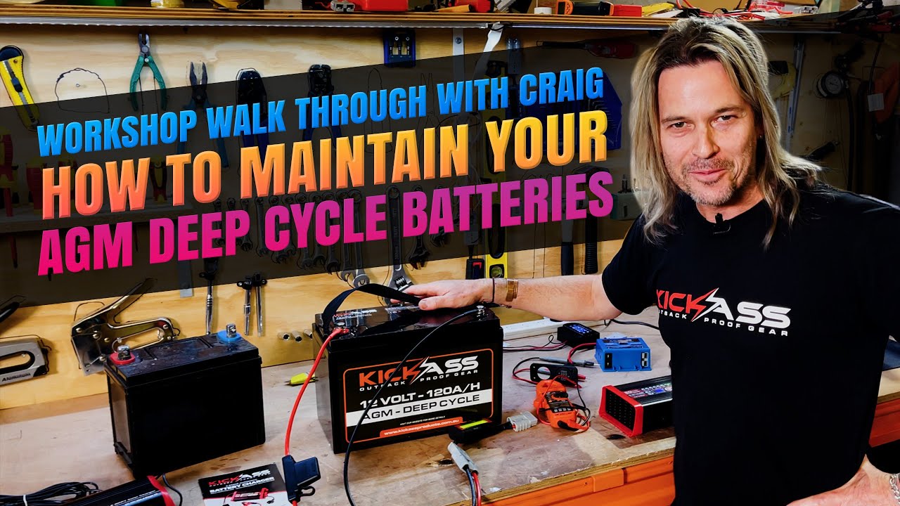 How to Charge and Maintain Deep Cycle AGM Batteries - KickAss Products