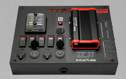 Introducing the KickAss 12V Control Hub With 40A DCDC Charger: The Ultimate Power Solution for Your Off-Grid Setup - KickAss Products