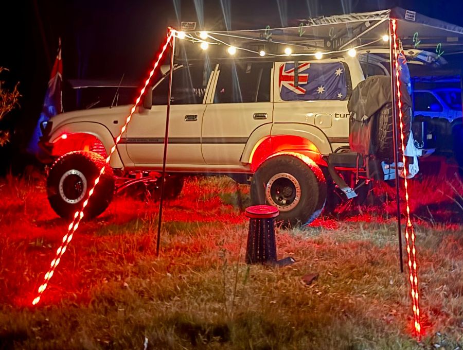 Light Up Your Campsite & Cut the Trip Hazards with the KickAss Outdoor Tie-Down Guy Rope LED Lighting Kit - KickAss Products