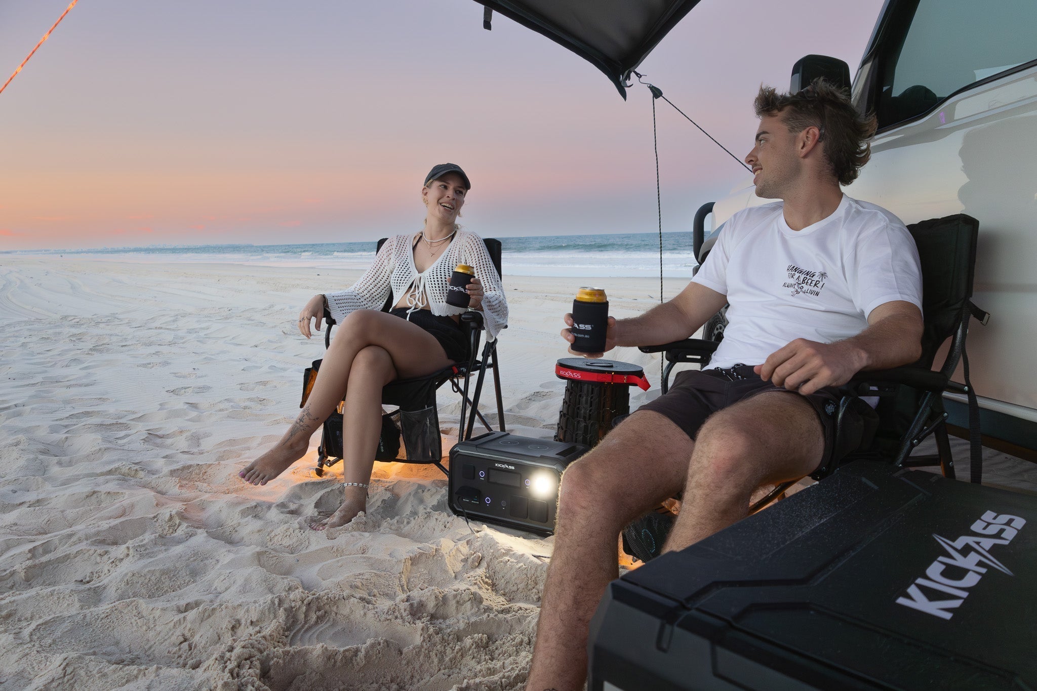 The KickAss Electric Camping Chair is Your Cold-Weather Game Changer - KickAss Products