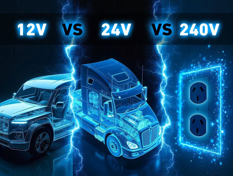 Understanding the Difference Between 12V, 24V and 240V Power - KickAss Products