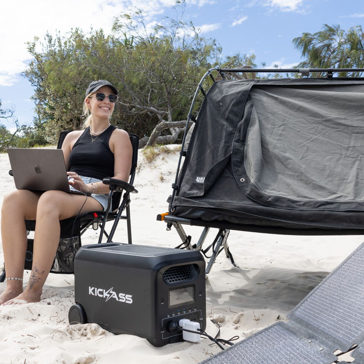 KickAss KickCharge 3000 Lithium Power Station - 3000W,  200Ah @ 12.8V - 2