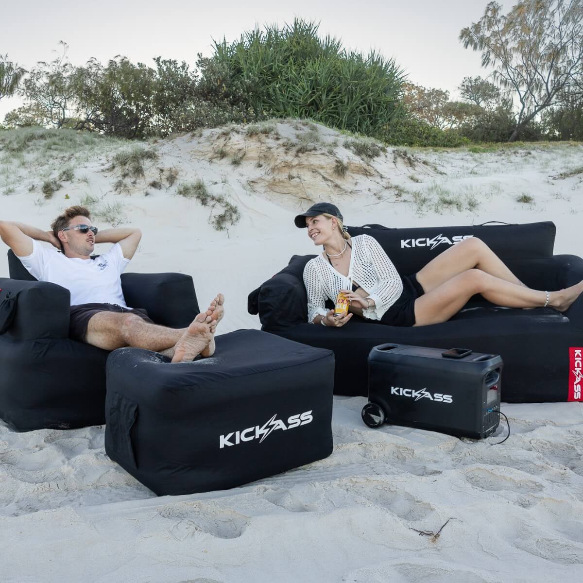 KickAss Inflatable Sofa for Camping - 1