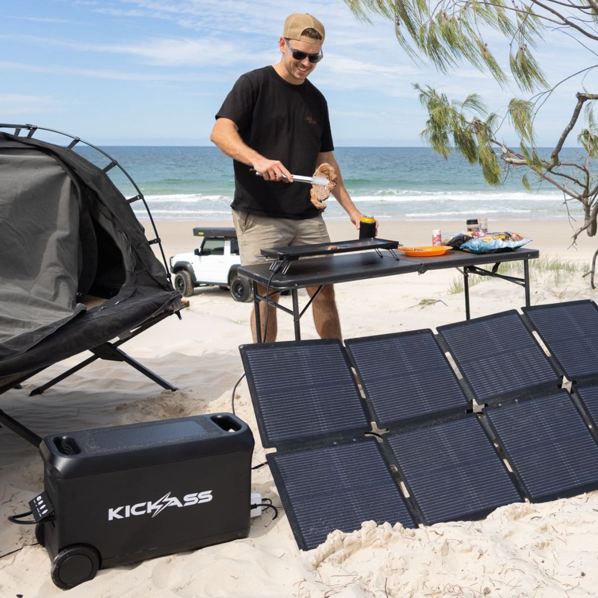 KickAss KickCharge 3000 Lithium Power Station - 3000W,  200Ah @ 12.8V - 1