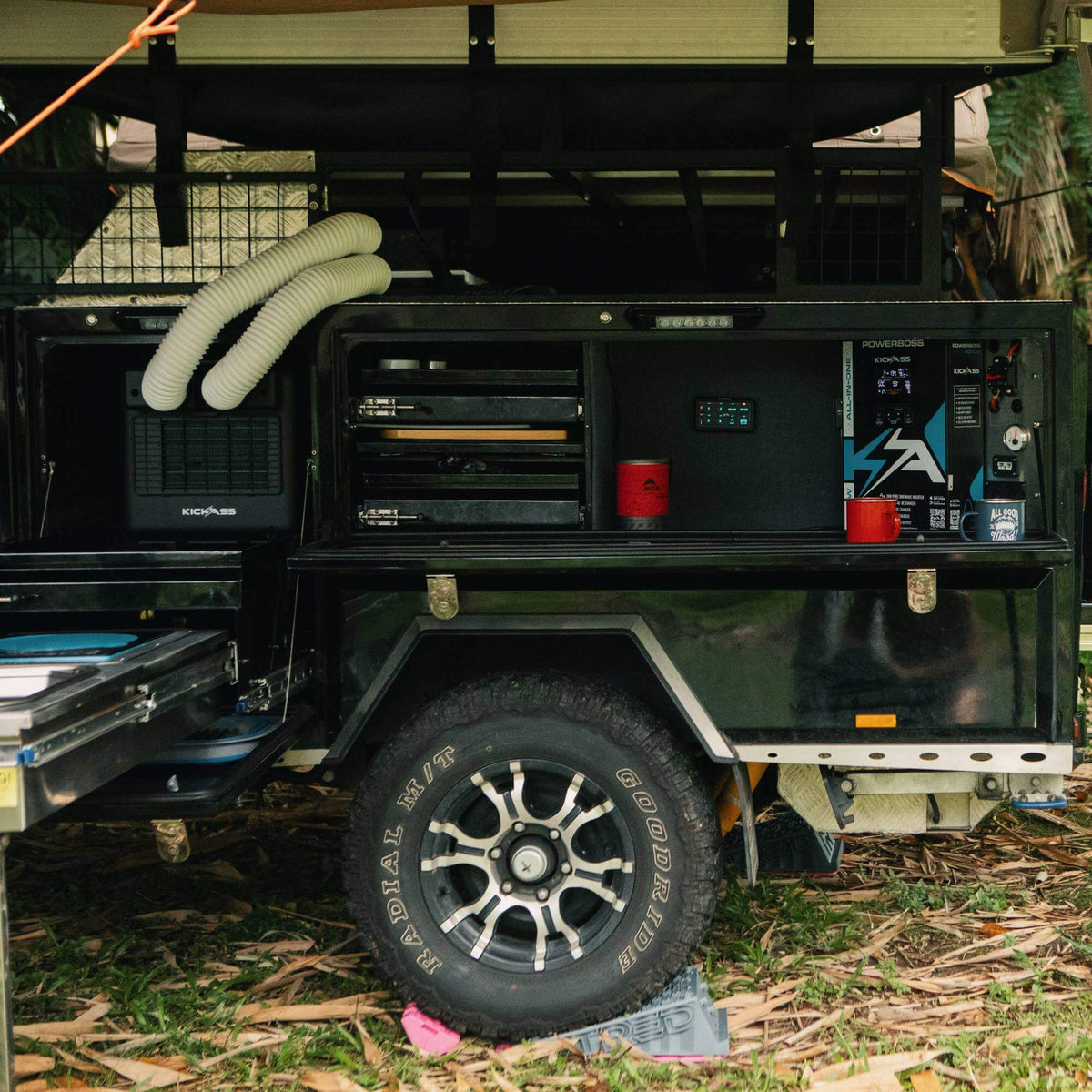 KickAss 240V Portable Air Conditioner for Camping - 400W - 4