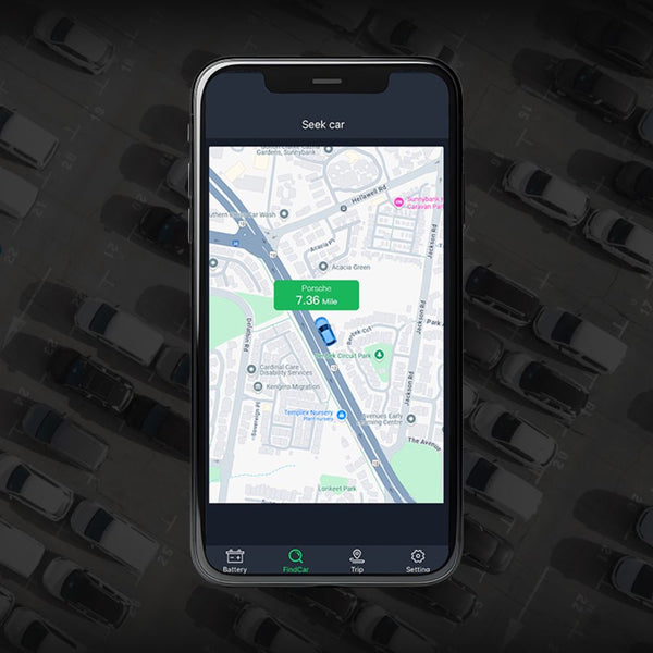 Records your parking spot 