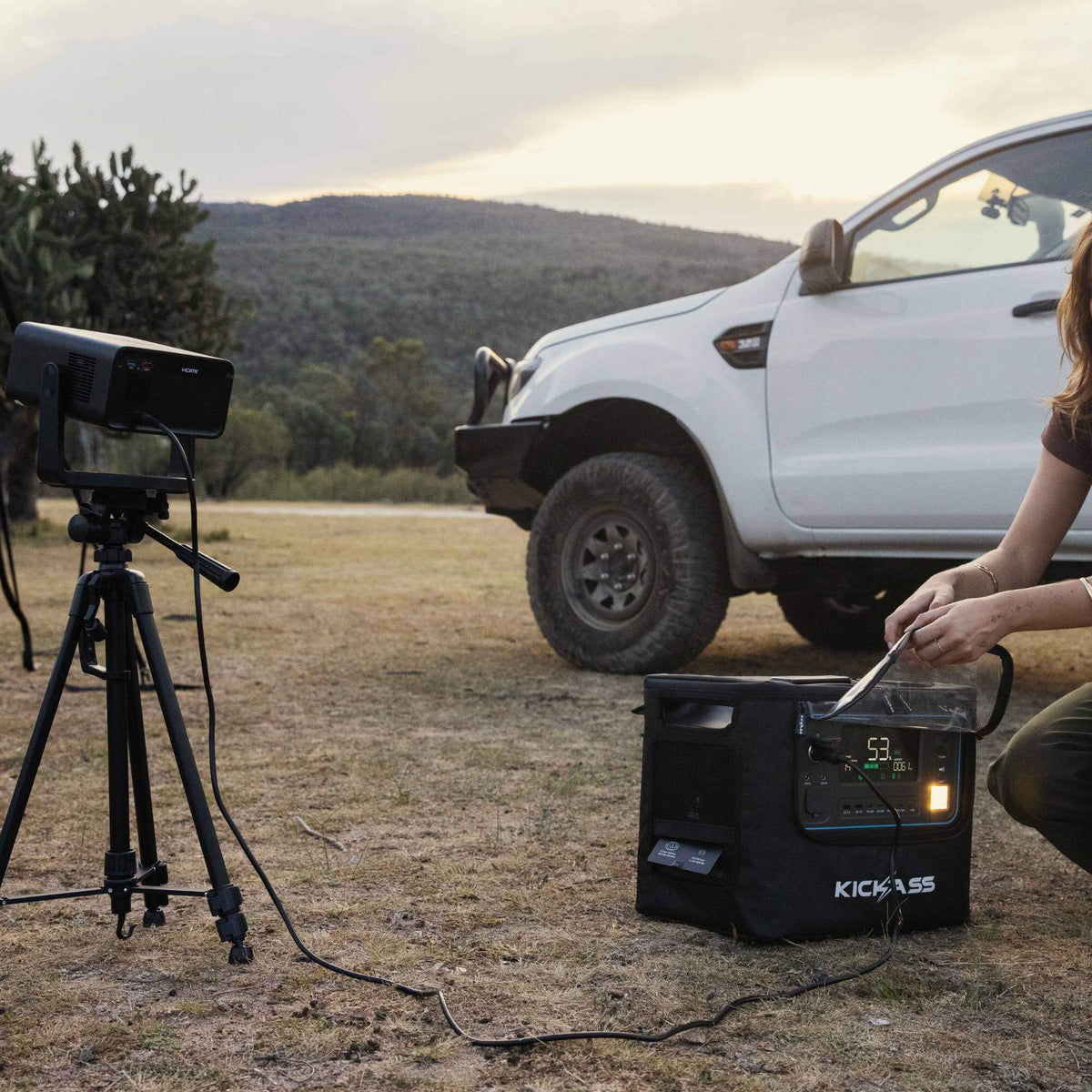 KickAss KickCharge 2400 Lithium Power Station - 2400W, 160Ah @ 12.8V - 2