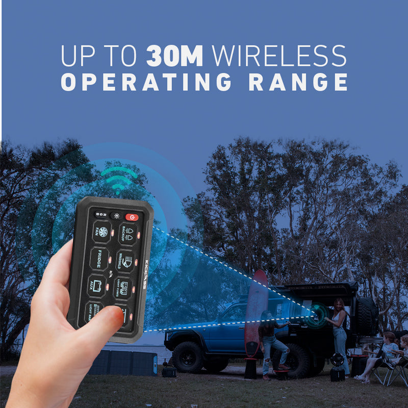 Up to 30m Wireless Operating Range 