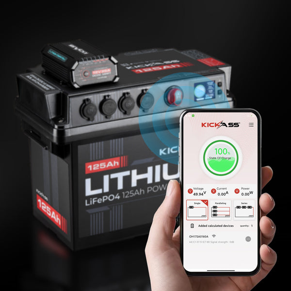 Built-In Smart Battery Monitoring via Bluetooth