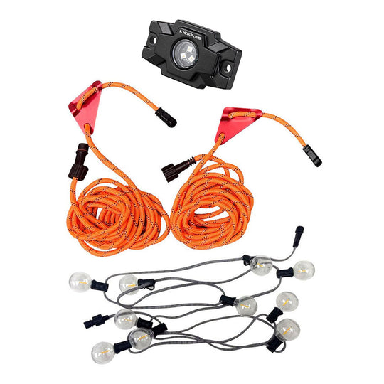 KickAss Outback RGB Rock Lights + LED Lighting Kit Bundle