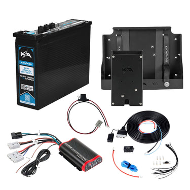 KickAss 120Ah Essential Slimline Lithium Dual Battery Kit