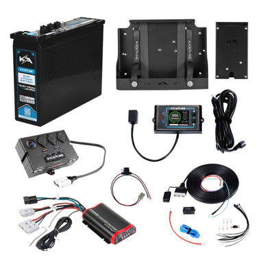 KickAss 120Ah Core Slimline Lithium Dual Battery Kit
