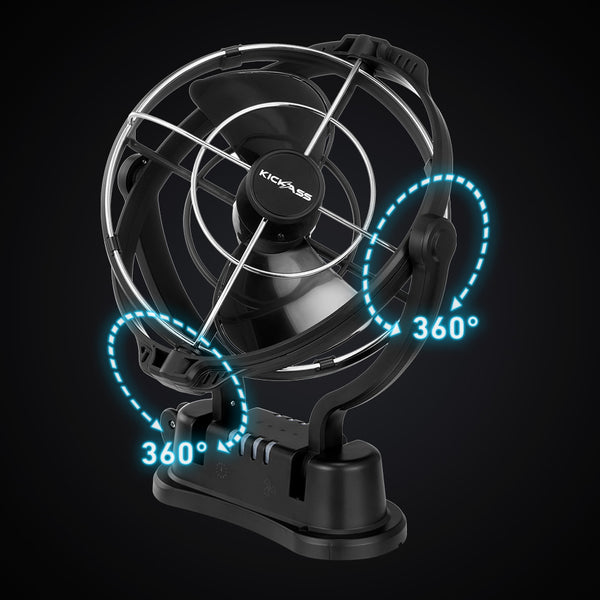 Swivelling Design For 360° Airflow 